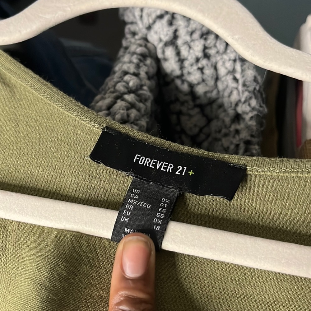 Forever 21 Plus Size Peplum top